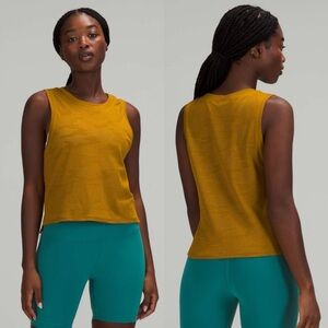lululemon athletica Mustard Yellow Tank Top